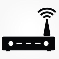 Poster - Wifi Router Icon Vector Illustration Design
