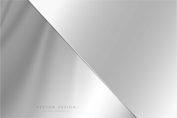 Poster -    Abstract background luxury of gray metallic dark space modern design.