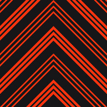 Orange Chevron Diagonal Stripes Seamless Pattern Background - Orange Chevron Diagonal Striped Seamless Pattern Background Suitable For Fashion Textiles, Graphics