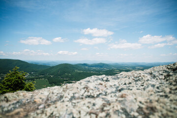 Wall Mural - mountain landscape with blue sky