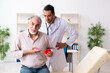 © Elnur - Old man visiting young male doctor cardiologist