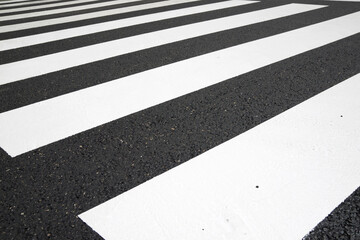 Wall Mural - Zebra crossing background