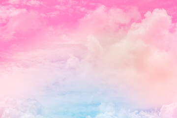 Wall Mural - cloud background with a pastel colour