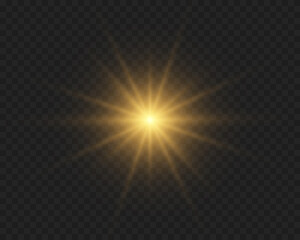 Poster - star burst with brilliance