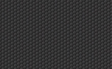Sport Seamless Pattern Background. Golf Ball Texture In Black. Hexagons Background