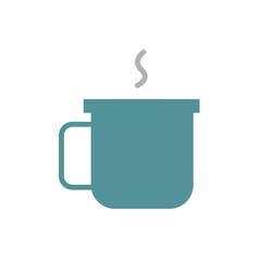 Poster - Cup, tea icon. Simple color vector elements of camping icons for ui and ux, website or mobile application