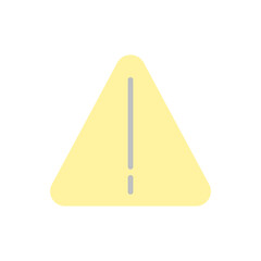 Poster - Sign, danger icon. Simple color vector elements of firefighters icons for ui and ux, website or mobile application