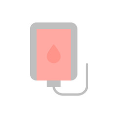 Poster - Blood, dropper icon. Simple color vector elements of firefighters icons for ui and ux, website or mobile application