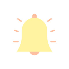 Poster - Bell, emergency icon. Simple color vector elements of firefighters icons for ui and ux, website or mobile application