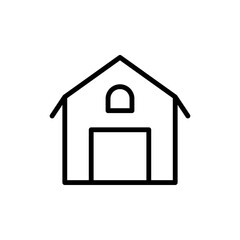 Poster - Farm, building, barn icon. Simple line, outline vector elements of agriculture icons for ui and ux, website or mobile application