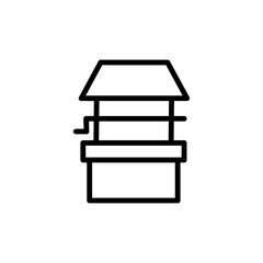 Poster - Well, farm icon. Simple line, outline vector elements of agriculture icons for ui and ux, website or mobile application