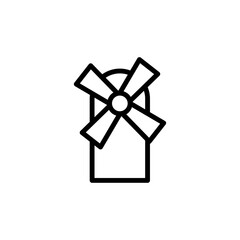 Poster - Mill, farm icon. Simple line, outline vector elements of agriculture icons for ui and ux, website or mobile application