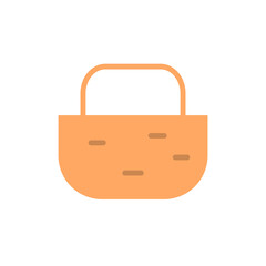 Poster - Basket, farm icon. Simple color vector elements of agriculture icons for ui and ux, website or mobile application
