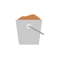 Poster - Bucket, soil icon. Simple color vector elements of agriculture icons for ui and ux, website or mobile application