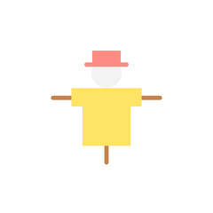 Poster - Scarecrow, farm icon. Simple color vector elements of agriculture icons for ui and ux, website or mobile application