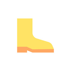 Poster - Rubber boot, shoes icon. Simple color vector elements of agriculture icons for ui and ux, website or mobile application