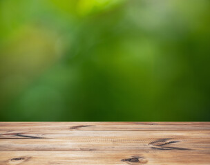 mockup wood background, decoration design or advertising display, wooden table
