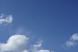 Fototapeta Niebo - Blue sky with cloud background.