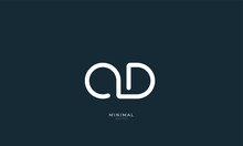 Alphabet Letter Icon Logo OD