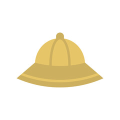 Poster - Safari hat, desert icon. Simple color vector elements of wilderness icons for ui and ux, website or mobile application