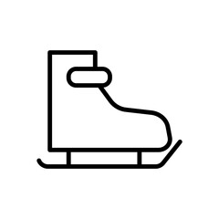 Poster - Skates, sport icon. Simple line, outline vector elements of free time icons for ui and ux, website or mobile application