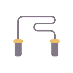 Poster - Skipping rope, sport icon. Simple color vector elements of free time icons for ui and ux, website or mobile application