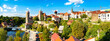 View of Bautzen town in Germany