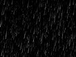 Rain on black. Vector rain texture. Abstract vector background