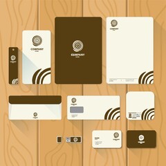 Canvas Print - corporate identity template