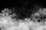 Fototapeta Miasto - White smoke