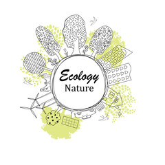 Ecology concept. Environmentally friendly world.