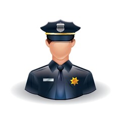 Wall Mural - policeman