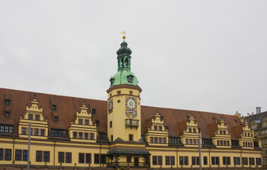 Altes Rathaus (Old Town Hall) in Leipzig, Germany	
