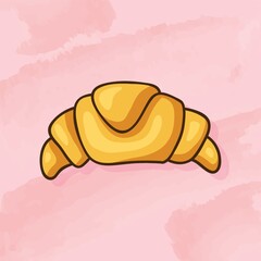 Canvas Print - croissant