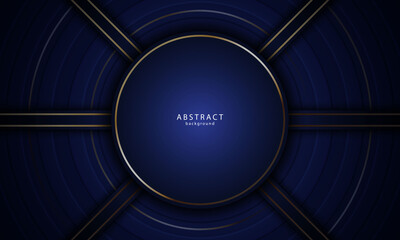 Wall Mural - realistic abstract background with gold and blue color