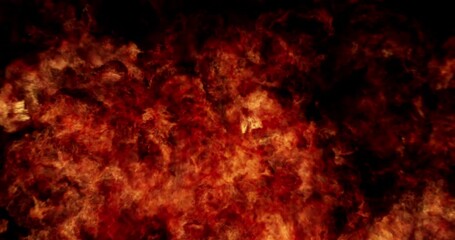 Wall Mural - close up cg explosions and blasts. visual fx element. luma channel. isolated black background. easy 