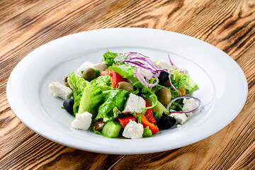 Sticker - fresh goat cheese salad