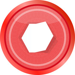 Fototapete - Web buttons for design, icon with empty blank white paper
