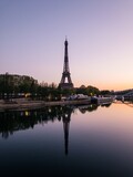 Fototapeta Boho - Eiffel Tower Sunset