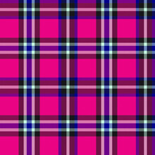 Purple Plaid Tartan Checkered Seamless Pattern - Purple Plaid, Checkered, Tartan Seamless Pattern Suitable For Fashion Textiles And Graphics