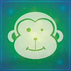 Sticker - monkey