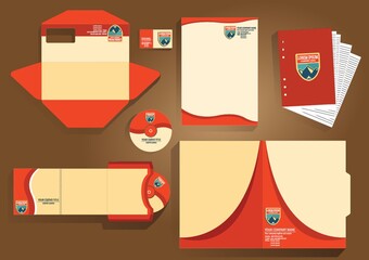 Canvas Print - corporate identity elements