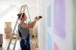 © Wavebreak Media - Women in Social Distancing doing DIY at home