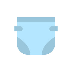 Poster - Diaper, clothes icon. Simple color vector elements of kindergarten icons for ui and ux, website or mobile application