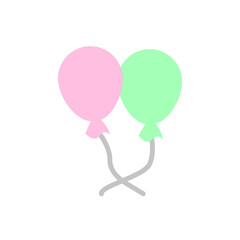 Aufkleber - Balloon, air icon. Simple color vector elements of kindergarten icons for ui and ux, website or mobile application