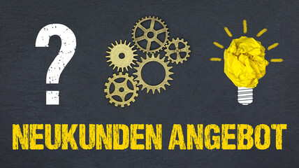 Poster - Neukunden Angebot