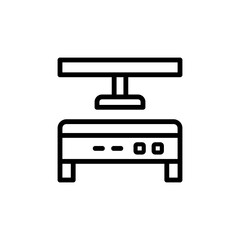 Aufkleber - Press, manufacturing icon. Simple line, outline vector elements of production icons for ui and ux, website or mobile application