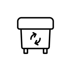 Aufkleber - Recycling, manufacturing icon. Simple line, outline vector elements of production icons for ui and ux, website or mobile application