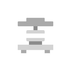Aufkleber - Press, manufacturing icon. Simple color vector elements of production icons for ui and ux, website or mobile application