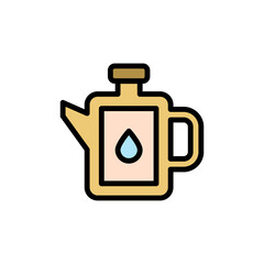 Poster - Oil, manufacturing icon. Simple color with outline vector elements of production icons for ui and ux, website or mobile application